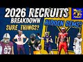 5 and 4 STAR Bluechippers! | 2026 Recruiting Class Breakdown