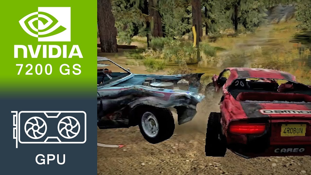 FlatOut 2 Gameplay GeForce 7200 GS