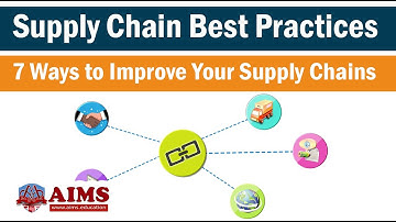 Supply Chain Best Practices: 7 Proven Ways to Fix & Optimise SCM | AIMS Education