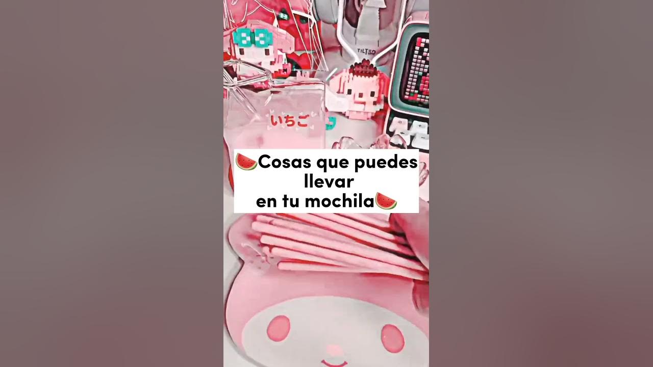 🍉•Cosas aesthetic para llevar en tu mochila a la escuela•🍉 