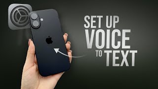 How to Set Up Voice to Text on iPhone (tutorial)