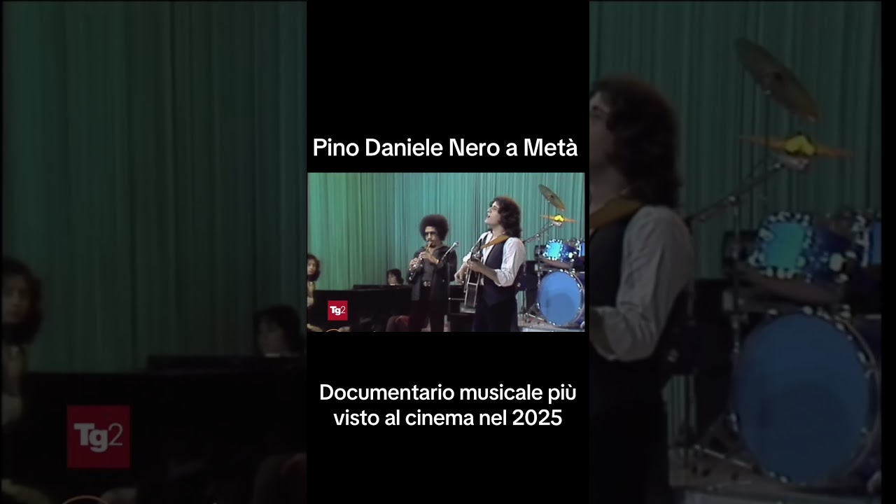 Pino Daniele - Nero a metà e’ il documentario più visto dell’anno