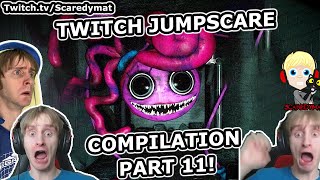 Twitch Jumpscare Compilation! #11 - Scaredymat