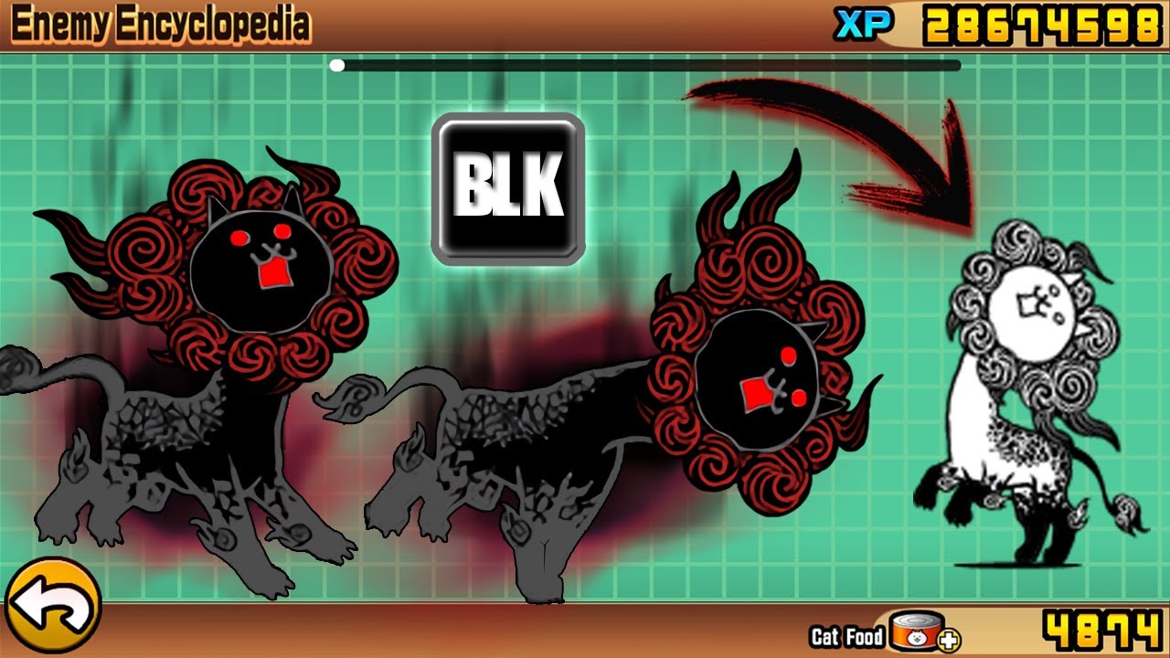 The Battle Cats Black Manic Lion Cat! YouTube