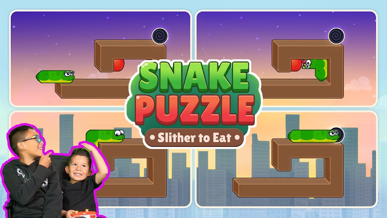Jugamos el Nuevo Snake Puzzle | Nivel 27 al 35 | Juegos Para Niños | Leonel al Cuadrado