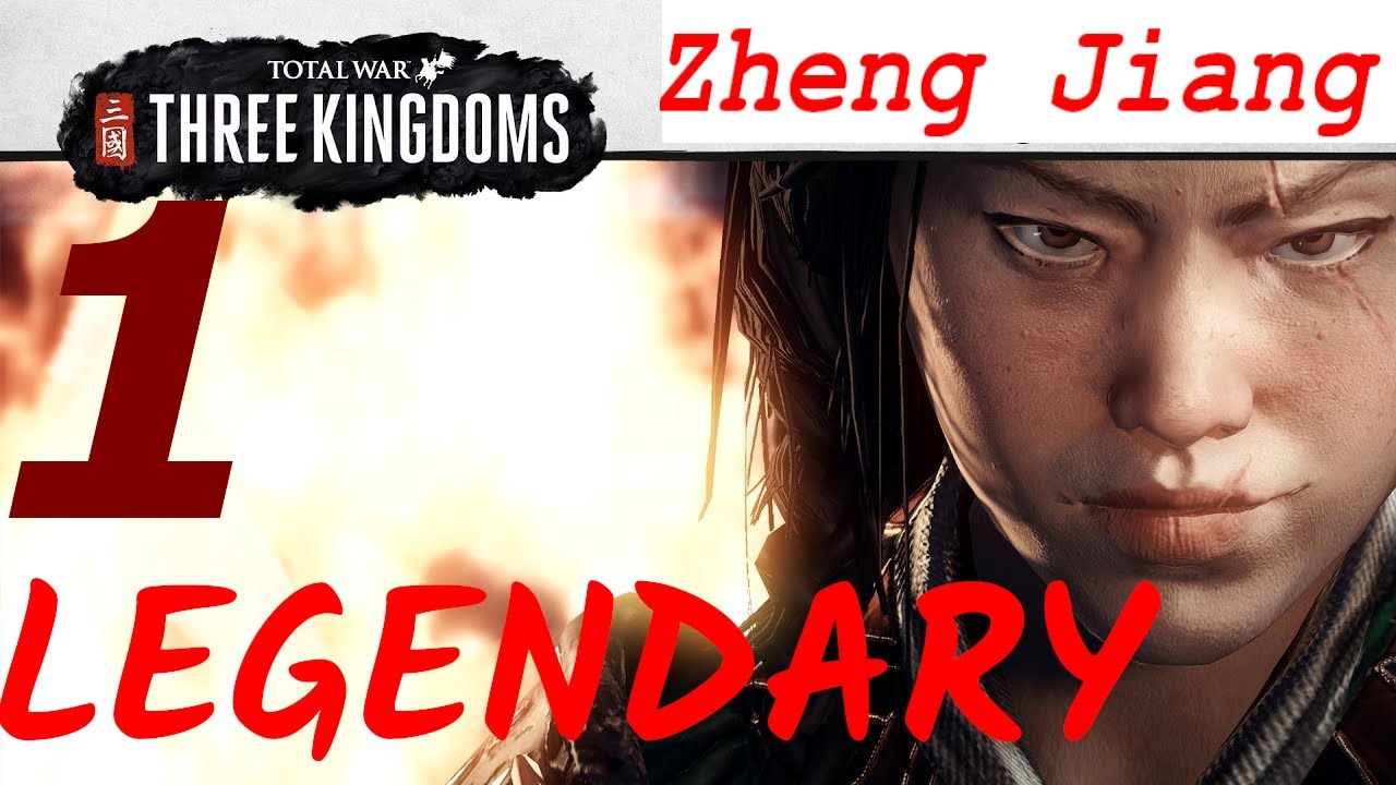 Total war: Three kingdoms:  Zheng Jiang - legendary- records -gameplay no commentary campaign 1