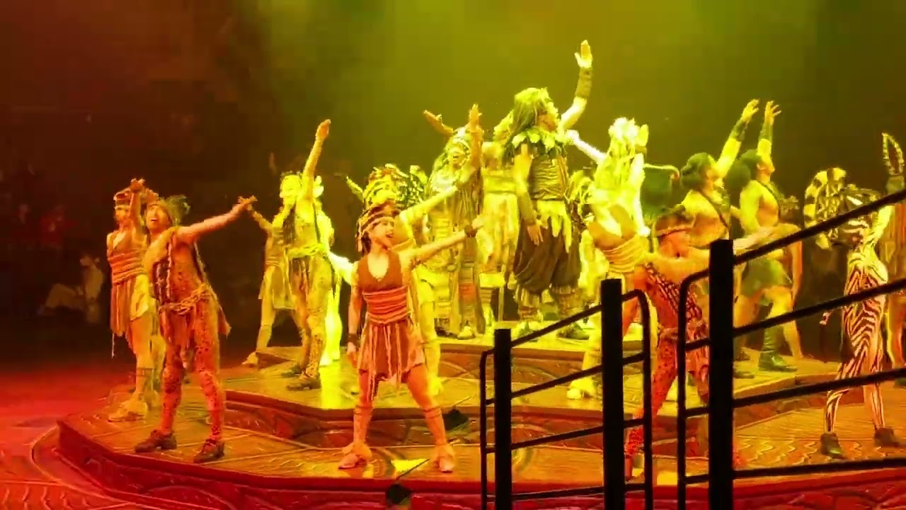 香港ディズニーランドで、ライオンキング