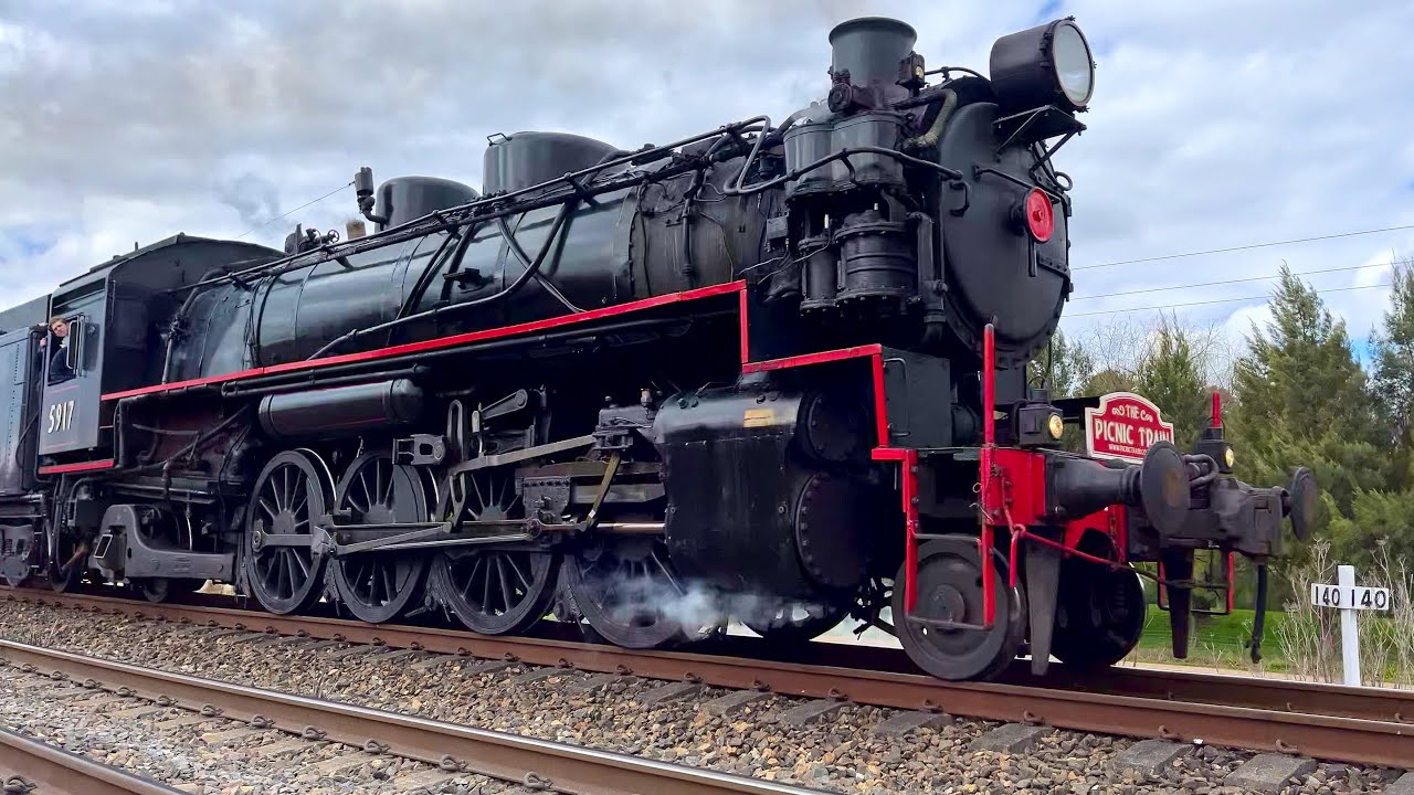 Moss Vale Picnic Train Across The Wingecarribee River Viaduct - NSWGR 5917 NSWDR 4836 - Aug25