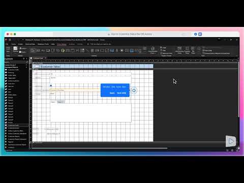 How to Customize Status Bar Text in MS Access Forms Step-by-Step