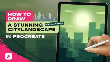How to Draw a Cityscape in Procreate / City Painting Tutorial