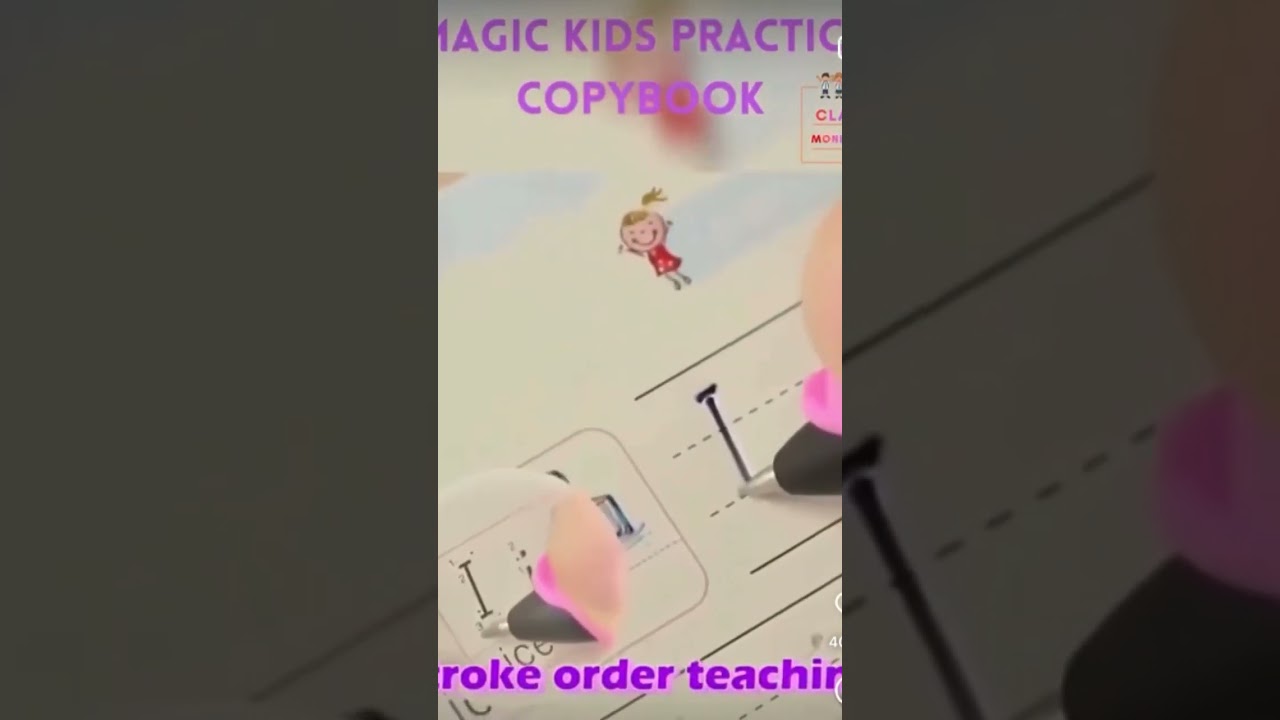 Magic Kids practice copy book