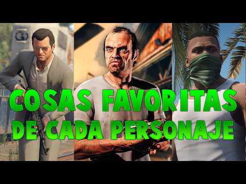 Each character's favorite things in GTA V 🎯