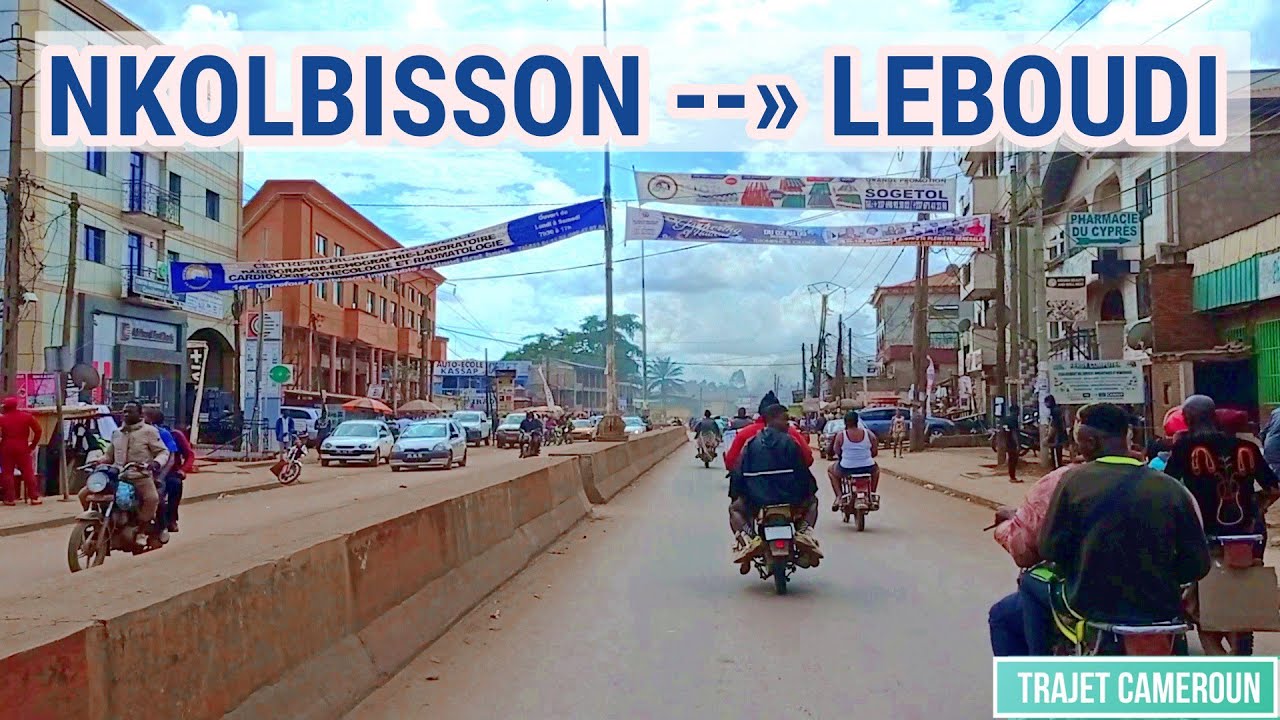 (Яунде) От перекрестка Нколбиссон до Лебуди-Карьер - маршрут Камерун