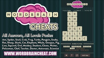WordBrain Waiter 6 Cheats | WordBrain Cheats | Waiter 6 Answer
