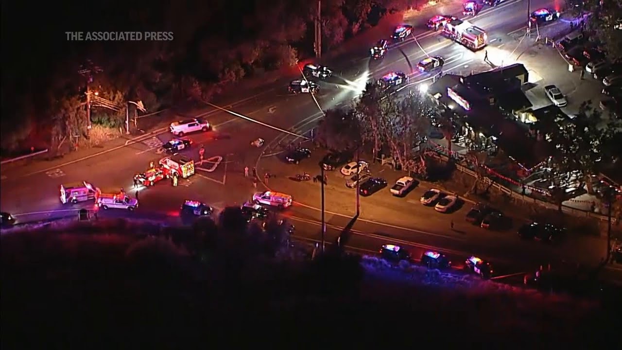 4 dead in biker bar shooting, California authorities say - YouTube