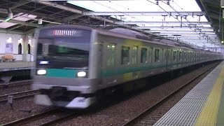 JR常磐線E233系2000番台(マト3編成) 急行我孫子ゆき 和泉多摩川通過