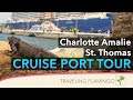 🇻🇮 What to do in Charlotte Amalie St. Thomas Cruise Port! - Crown Bay Cruise Port Review