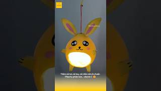[ANBUYDIARY] review and diy lồng đèn Pikachu bằng bưởi