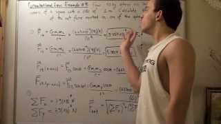 Gravitational Law Example # 4