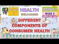 Consumer Health Components Quiz
