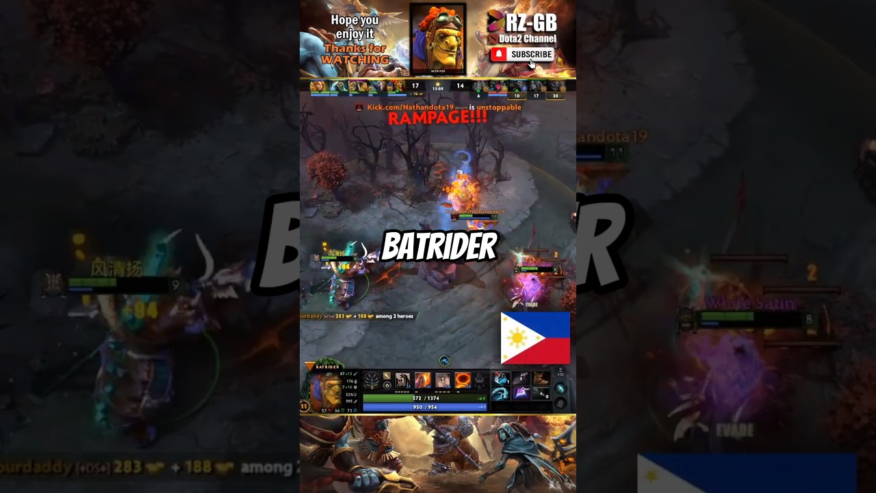 Dota2 Philippines, Rampage | Batrider