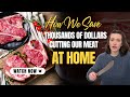 How We Save THOUSANDS Cutting Our Own Meat at Home (From Whole Primals)