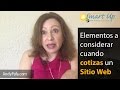 Elementos a Considerar cuando estas Cotizando un Sitio Web