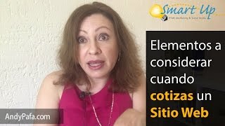 Elementos a Considerar cuando estas Cotizando un Sitio Web