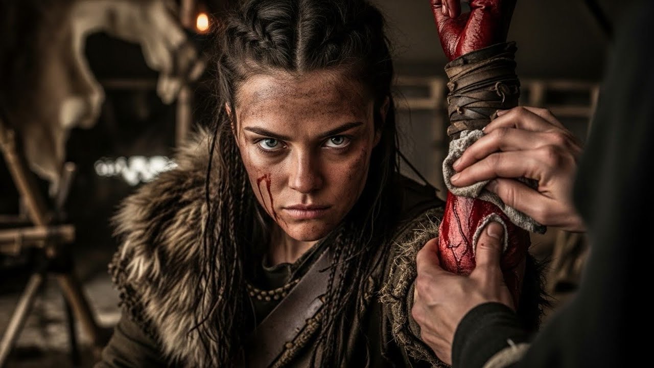 Limpei as feridas dela — ela olhou para mim e disse 