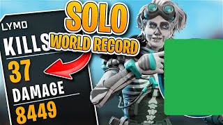 *NEW World Record* 37 KILLS as a SOLO v Squads in Apex Legends