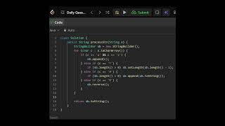 3612 Process String with Special Operations I