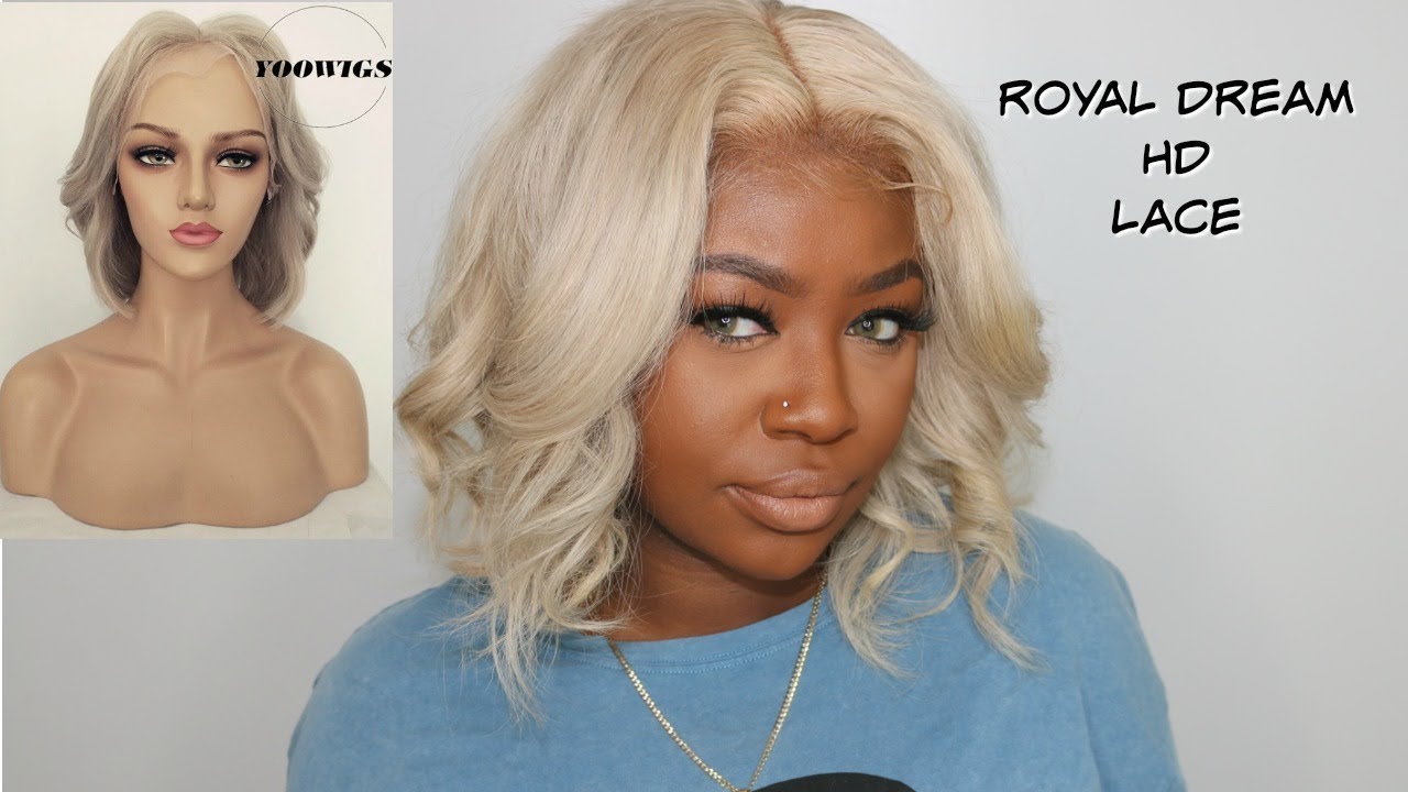 Affordable Ash Blonde Bob | Royal Dream HD Lace | Yoowigs