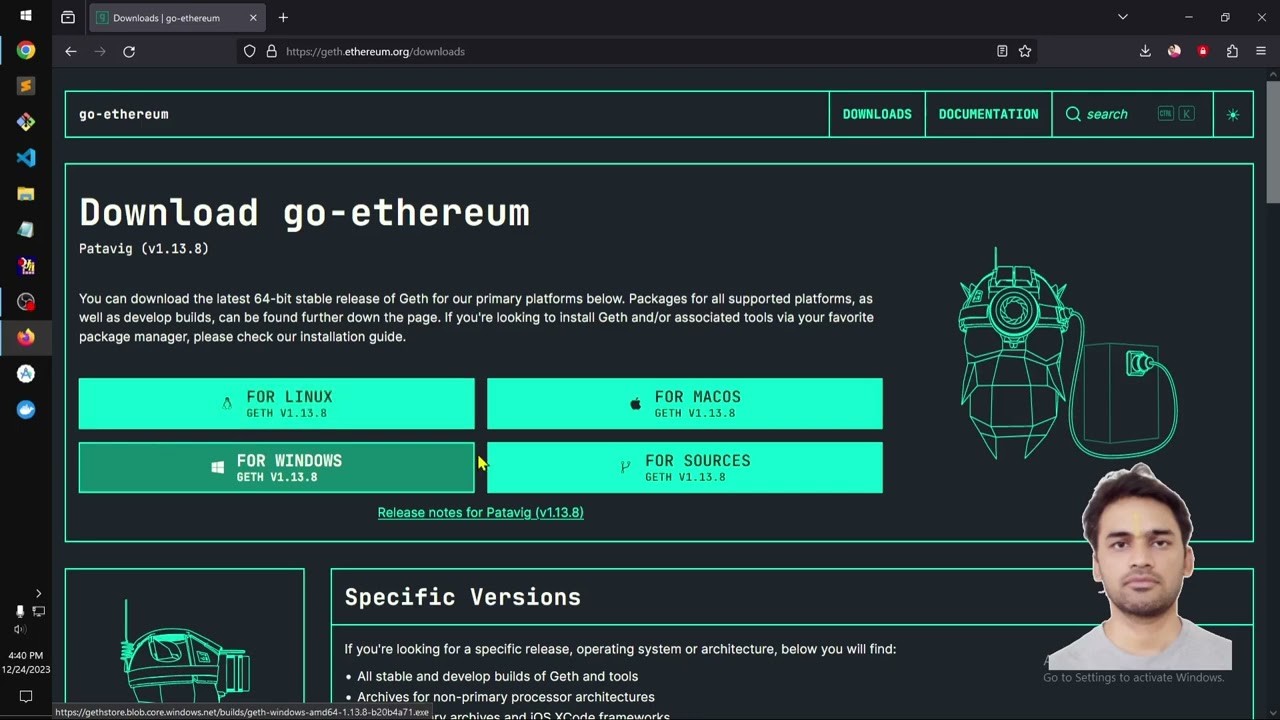 How to Download  Install geth go-etherium