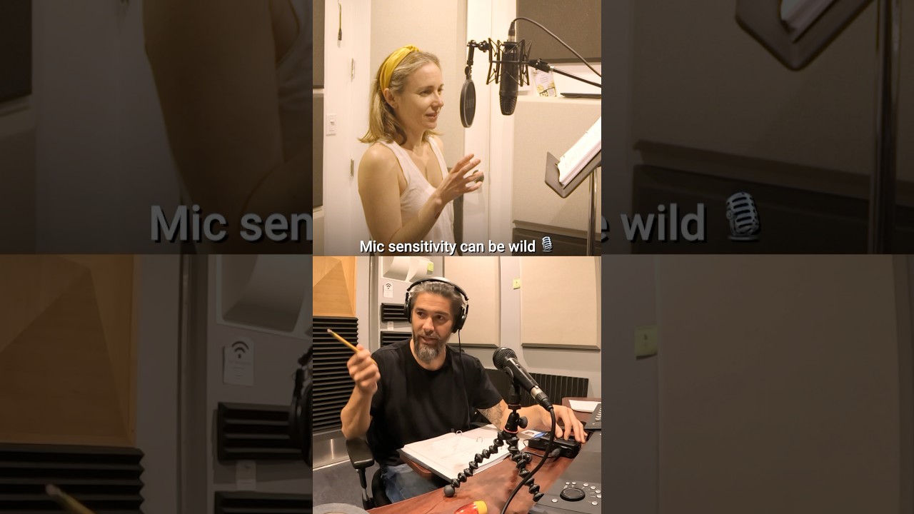 Mic sensitivity can be wild🎙️