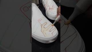 Custom Toga Pt 3 - Skin Tones | #shorts #mha #toga #customshoes #copic #markers #fanart #anime