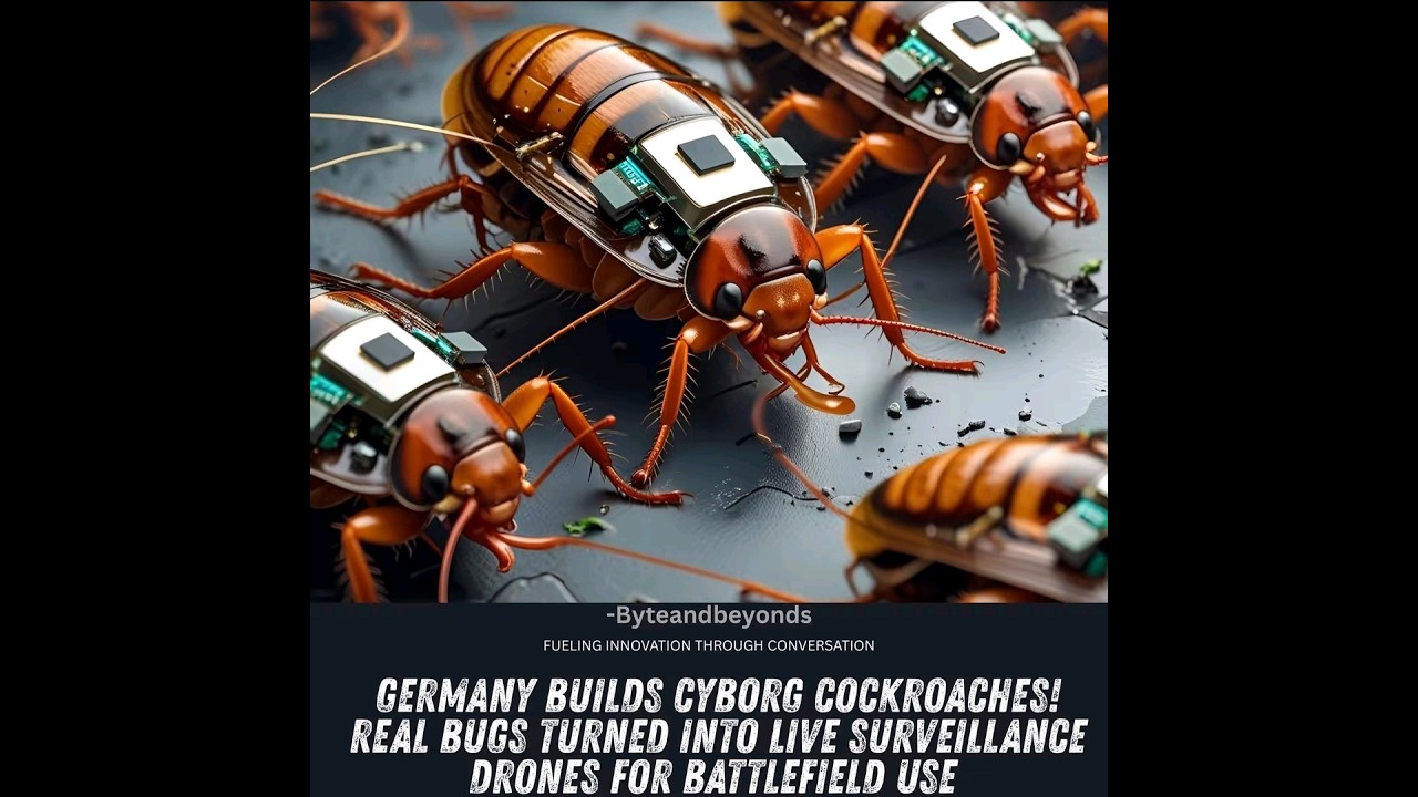 🔥 A German Startup Reveals Combat Cyborg Cockroaches - YouTube