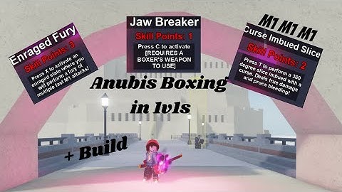 [YBA] Anubis Boxing in 1v1s