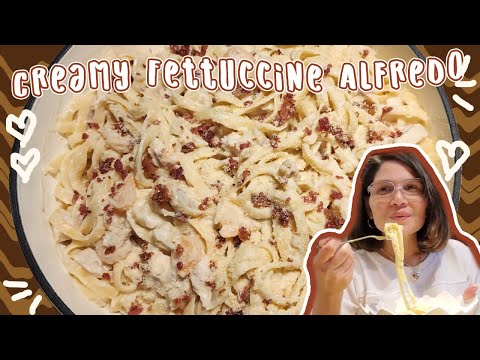 Creamy Alfredo Pasta | mariagracetv