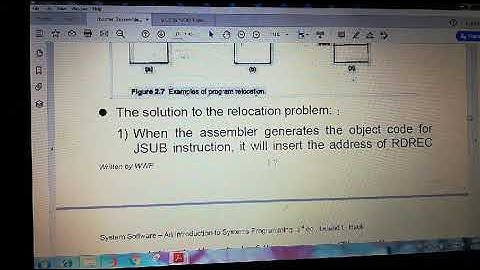 program Relocation From Maya B S BIT
