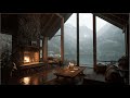 Звуки дождя и камина/Crackling fireplace and gentle rain — the perfect blend for rest and sleep