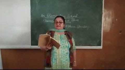 Poem: An Elementary School Classroom in a Slum - -Stepten Spender.