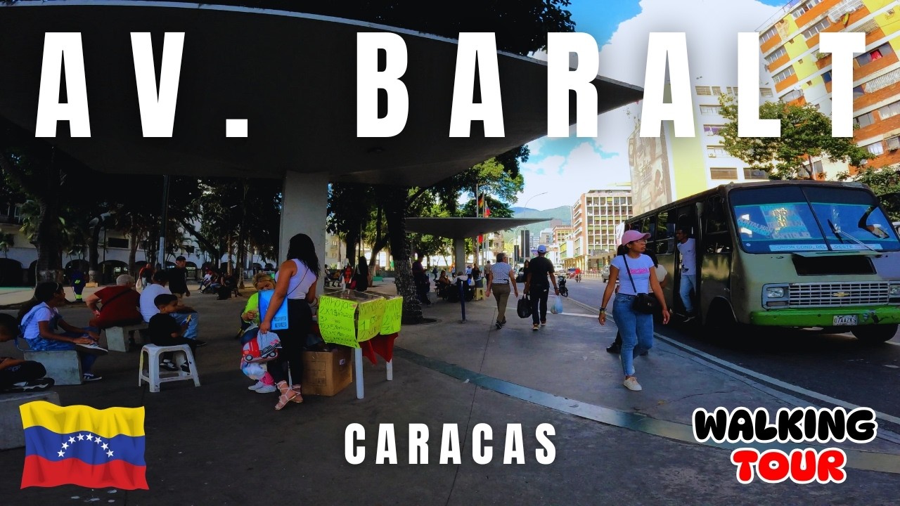 🇻🇪 Walking Tour ПРОСПЕКТ БАРАЛЬТ в КАРАКАСЕ, ВЕНЕСУЭЛА. ВОТ ТАК СЕГОДНЯ!