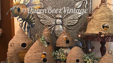 BEE SKEP DIY - BEEHIVE TUTORIAL