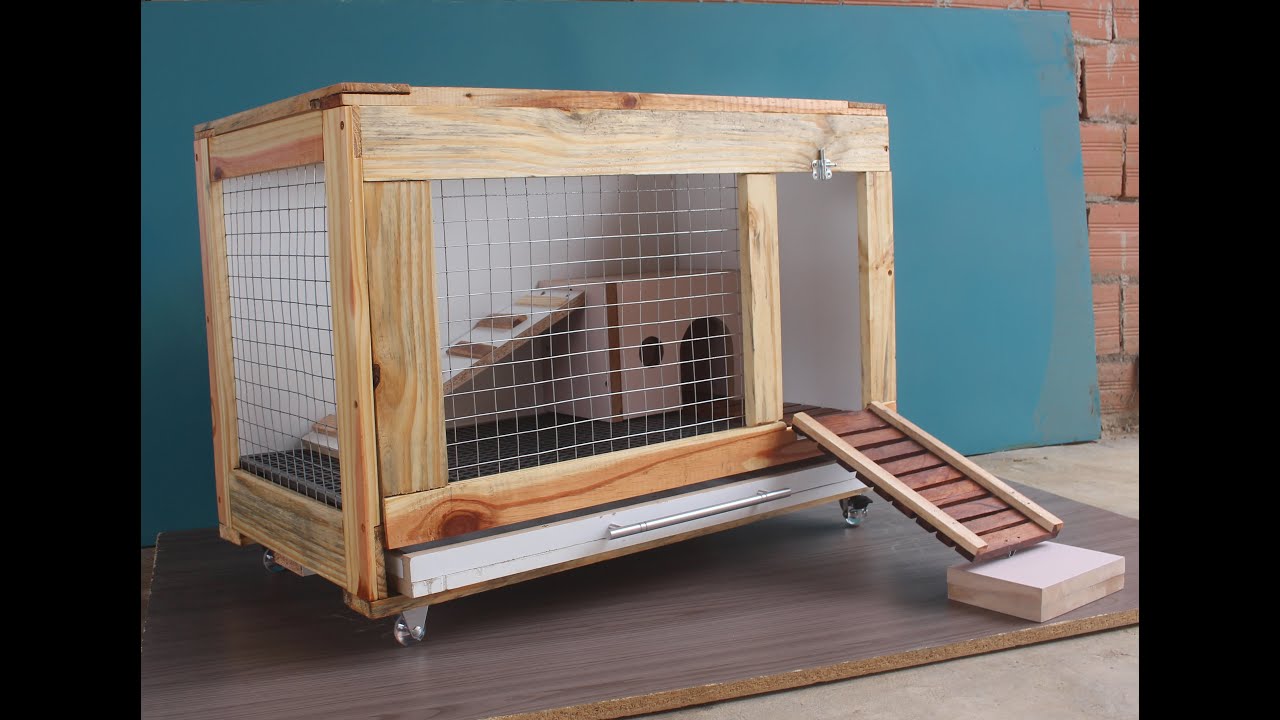 # Viveiro para coelhos ou roedores ( faça você mesmo )