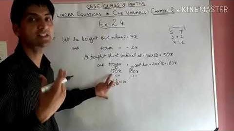 Ch-2:Linear Equations in One Variable, Ex-2.4 (Q7-Q10) NCERT MATHS CLASS-8