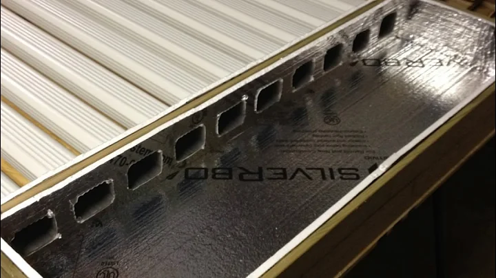 Solar Hot Air Aluminum Downspout Collector In The Making