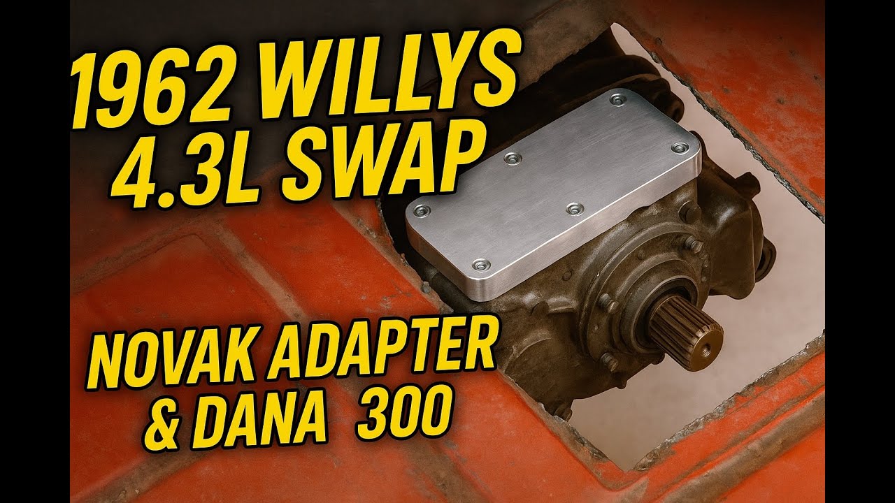 1962 Willys 4.3L Swap: Novak Adapter & Dana 300 Transfer Case Install