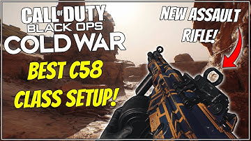 THE NEW C58 ASSAULT RIFLE! 🤔 BEST C58 CLASS SETUP IN COLD WAR SEASON 4!
