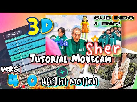 tutorial 3D move camera alight motion versi 4.0.0 - Indonesia - YouTube