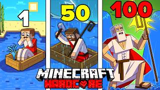 I Survived 100 DAYS as MOSES in HARDCORE Minecraft!